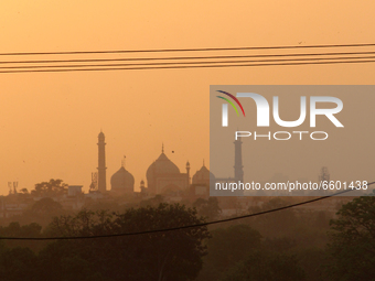 Jama Masjid During Sunset In New Delhi