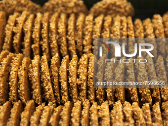 Oriental Sesame Seed Cookies From Saudi Arabia