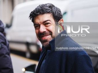Pierfrancesco Favino Celebrity Sightings In Milan