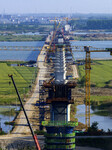 Nanjing-Huai'an Intercity Railway Construction.