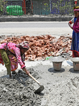 Daily Woman Labor In Dhaka.