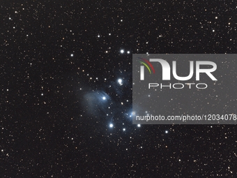 Pleiades Star Cluster (Messier 45)