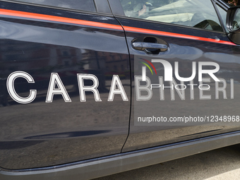 Close-up Of An Italian Carabinieri Patrol Car