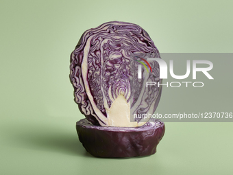 Studio Still Life Of Fresh Organic Fruits And Vegetables