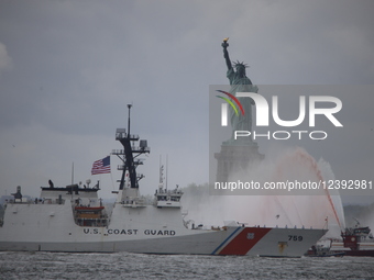 NYC Fleet Week Parade Of Ships
