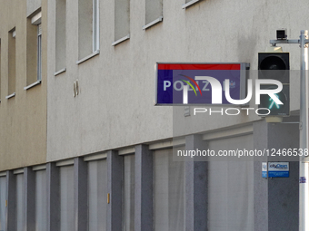 Austrian Police Station Sign