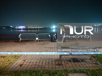 Vehicle Drives Into The Water And The Driver Was Subsequently Taken Into Custody At The Citi Field Marina