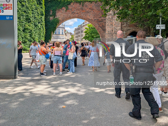 Police Presence At Sendlinger Tor In Munich