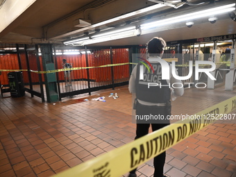 36-year-old Man Stabbed In Transit In The Platform Area Of The 125th Street MTA Subway Station Within The Confines Of The 26 Precinct On West 125th Street And Amsterdam Avenue