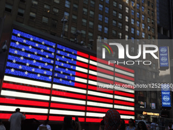 Fouth Of July Jumbotrons In New York City