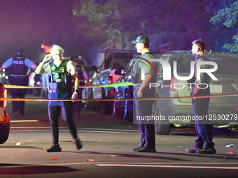 Seven People Shot In A Mass Shooting On The July 4th Holiday On South Justine Street In The Back Of The Yards Neighborhood