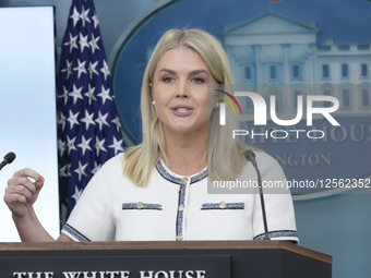 DC: Press Sec Leavit hold a Immigration and Epstein controversy press briefing
