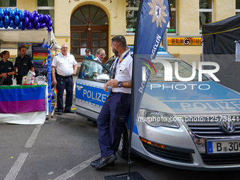 Berlin Police And Public Prosecutor's Office At Lesbian And Gay City Festival In Berlin 2025