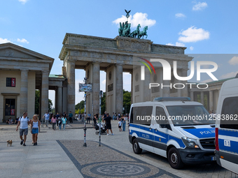 Police Presence At Tourist Hotspots In Berlin