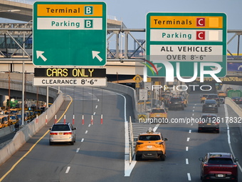 Police Activity At LaGuardia Airport In New York City Causes Traffic Delays And Airport Chaos