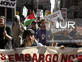 NY: Protest Against Detention Of Immigrants By ICE Agents