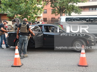 Local And Federal Agencies Arrest Individuals At Traffic Stop On M Street SW As Part Of President Donald Trump’s Crime Reduction Plan