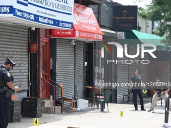 Three People Were Killed And Eight Other People Were Injured In A Mass Shooting Inside Of Taste Of The City Bar And Lounge On Franklin Avenue