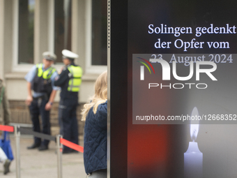 Memorial Service For One Year Anniversary Of Solingen Attack In Solingen