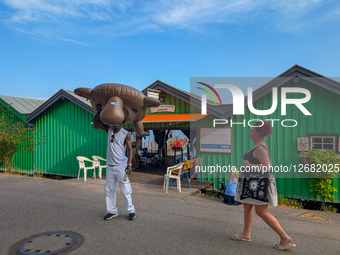 People On The Beach Promenade