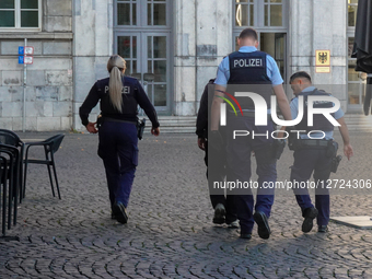 Police Arrest At Aachen Central Station