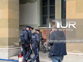 German Police Officers On Patrol At IAA Mobility Munich 2025