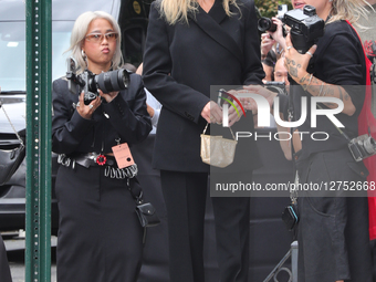 Celebrities Step Out For Calvin Klein Show At New York Fashion Week