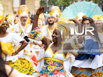 25th Brazilian Festival 'Lavagem da Madeleine' in Paris, France.