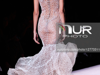 Isabel Sanchis Presents SS25 Collection At MBFW Madrid