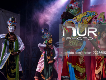Menak Puppet Performance In Malang Indonesia 