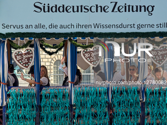 Sueddeutsche Zeitung Float At Traditional Costume And Shooting Parade