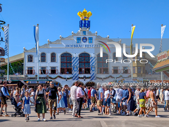 Beer Tents At Oktoberfest 2025