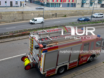 Fire Department Operation In Munich