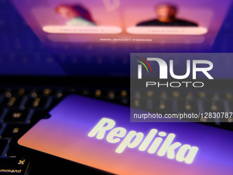 Replika AI Companion Illustrations