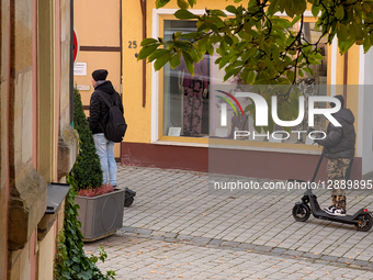 Teenagers With E-Scooter