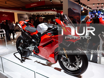 The Press Day Of The 82nd Edition Of EICMA Milan Motorcycle Show At Rho Fiera Milano In Milan