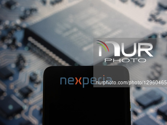 Photo Illustration Of Nexperia On A Phone Screen