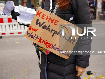 Rally In Munich Against Conscription In Germany