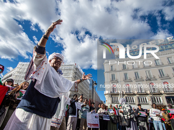 Protest In Madrid In Solidarity With Sudan And Against UAE President