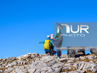 Family Viewing Mountain Vista