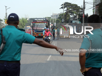 Security Forces On Alert Across Dhaka Amid Awami League Program