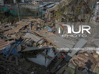 Home Of Delhi Blast Key Suspect Demolished In Kashmir