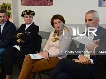 Minister Of Agriculture Annie Genevard Visits The Sicoly Cooperative In Saint Laurent D Agny In France