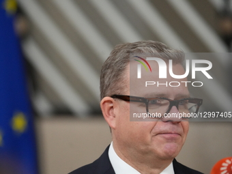 The Prime Minister Of Finland Petteri Orpo In The European Council On The 23th October 2025