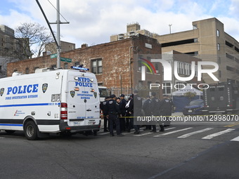 NYPD Police Officer Wounded And Suspect Dead As Police Investigated A Homicide On Thomas S Boyland Street