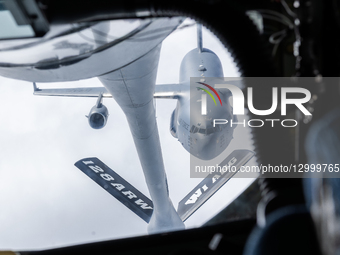 KC-135 Air-to-Air Refueling Flight.