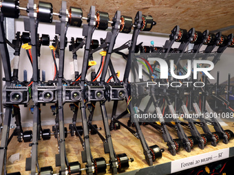 Drone workshop of Ukraine's Khartiia Brigade