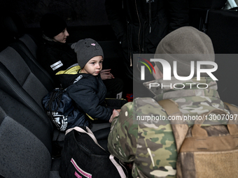 Evacuation of family from front-line village in Zaporizhzhia region