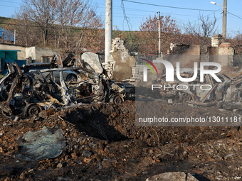 Aftermath of Russian drone attack on OdesaAftermath of Russian drone attack on Odesa.