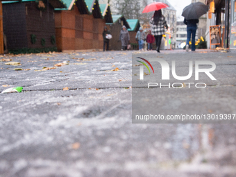 Snowy Weather In Bonn